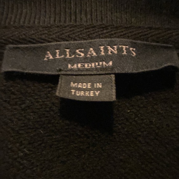 All Saints Graphic "Love" Lion Print Long Sleeve Pullover Shirt (sz M) - Picture 6 of 6